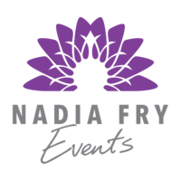 website development client Nadia fry events logo